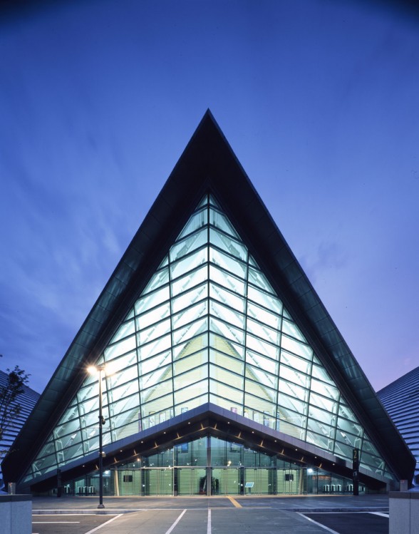 Convensia Convention Center was designed by Kohn Pedersen Fox Associates Convensia Convention Center was designed by Kohn Pedersen Fox Associates